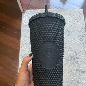 Matte Black Studded Starbs